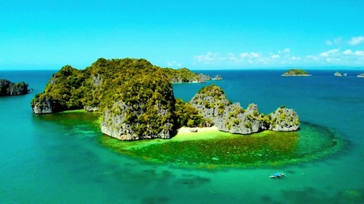 4K唯美大海岛屿