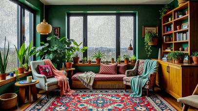 【雨景】波西米亚风情客厅