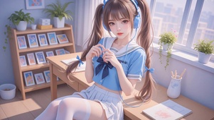 可爱青春美少女