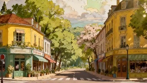 公路郊区带鱼屏