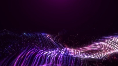 唯美紫色线条粒子