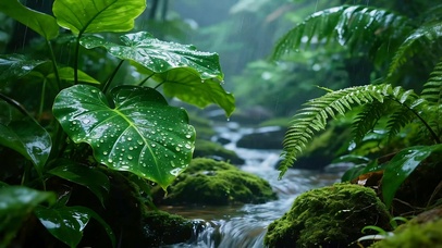 雨林溪涧