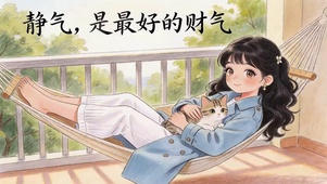 可爱女孩与猫咪