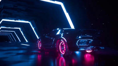 炫酷科技跑车