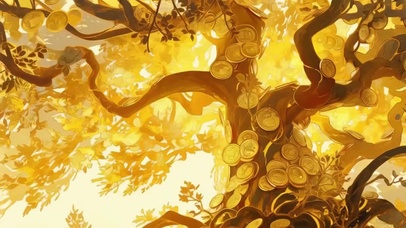 摇钱树金币