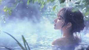温泉少女