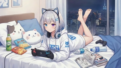 猫耳游戏少女