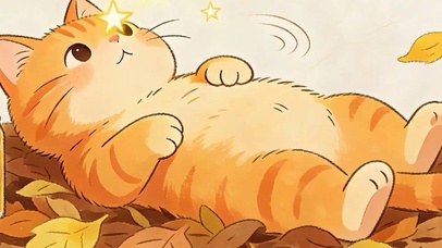 猫咪带鱼屏双屏