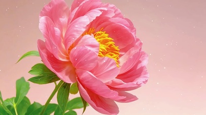 唯美 芍药花