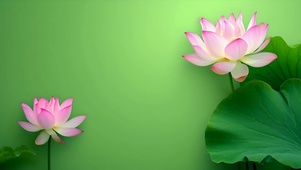 清新护眼荷花