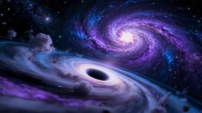 深邃宇宙黑洞星空奇观