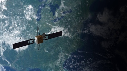 外太空鸟瞰地球