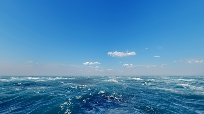 蔚蓝大海