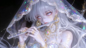 幻纱-梦幻银发少女