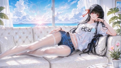 白丝居家纯欲少女千咲