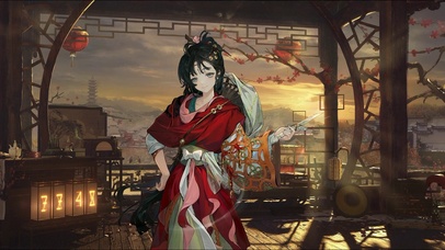 琼田载雪图-黄昏