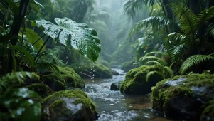 雨天的森林