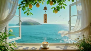 温柔海风治愈窗景