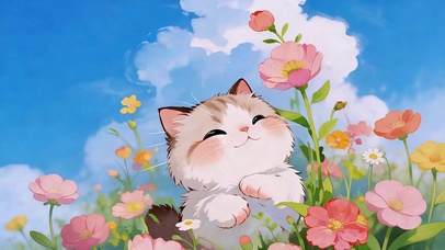 无忧无虑小奶猫