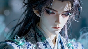 仙侠武侠古风男神娃娃手办