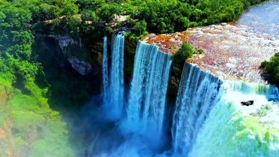 唯美壮观瀑布4K