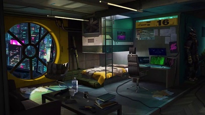 4K 赛博朋克 房间