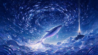 鲸跃星海遥望灯塔