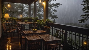 【雨景】郊外的雨雾