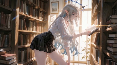 书廊光影