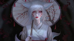 白狐少女