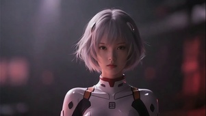 少女CG动漫人物凌波丽