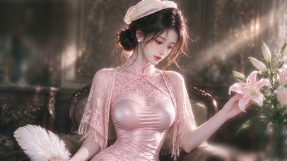 复古名媛少女