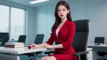 办公室气质美女文秘6