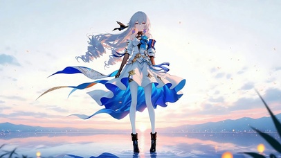 动漫女孩壁纸循环动画