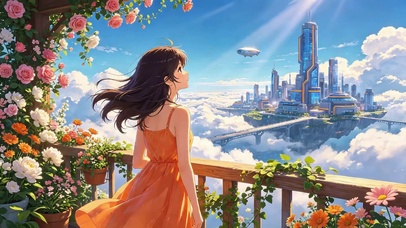 少女的未来城市