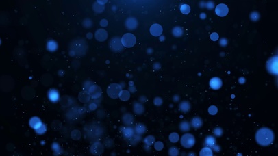 蓝色光斑闪烁粒子