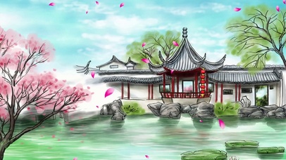水墨画风景