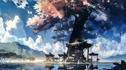 古风动漫场景