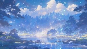 山里夜空