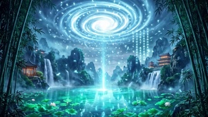 竹林莲池星河法阵