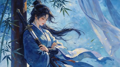 武侠风少女
