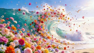 花海浪涌