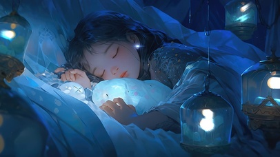 睡梦中的少女