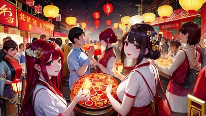 热闹的元宵节