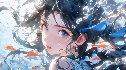 水中少女