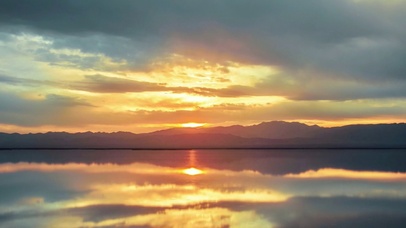 4K 唯美【夕阳落山】