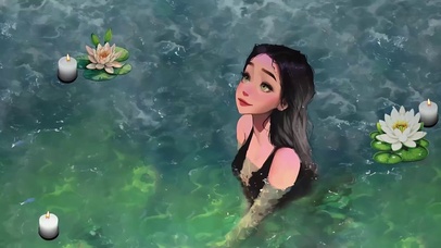 水中美女