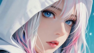 治愈白发女孩