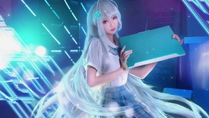科技青春萝莉少女美少女