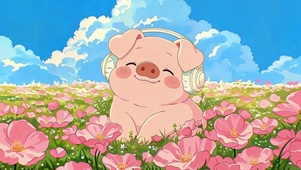 花田里的听歌小可爱